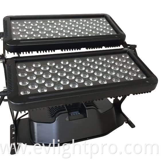 outdoor waterproof building wash 120 pcs 10W RGBW 4 in 1 IP65 city color light DMX control